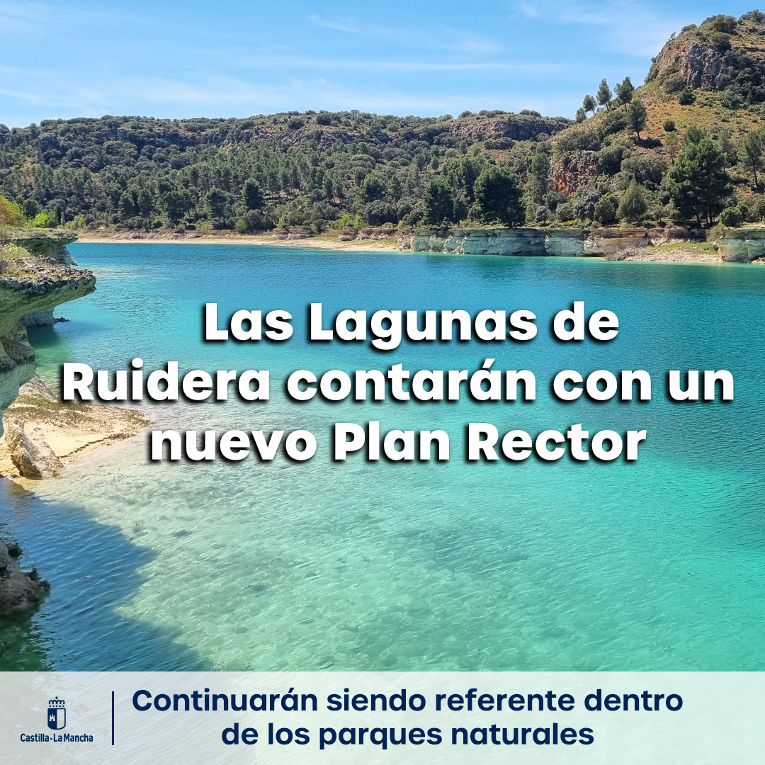 gobjccm's tweet photo. 💧 Más de 2,5 millones de euros para cuidar Las Lagunas de Ruidera

✔ Nuevo Plan Rector adaptado a la realidad actual
✔ Derribo del Gran Prior
✔ Remodelación del Centro de Información
✔ Restauración ambiental y proyecto LIFE Humedales

ℹ️ https://t.co/hYJQTxiHOY https://t.co/BmZSEHR7ni