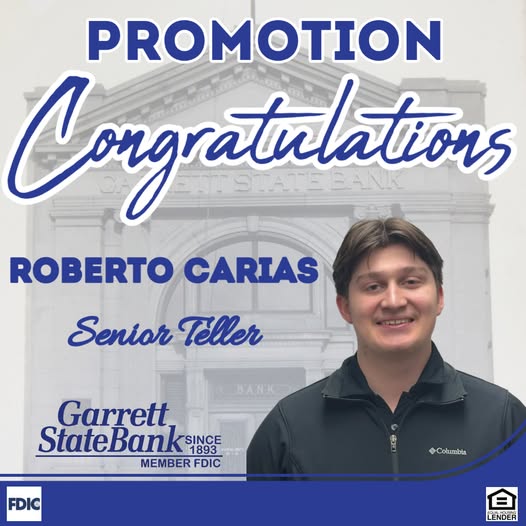 Garrett State Bank tweet media