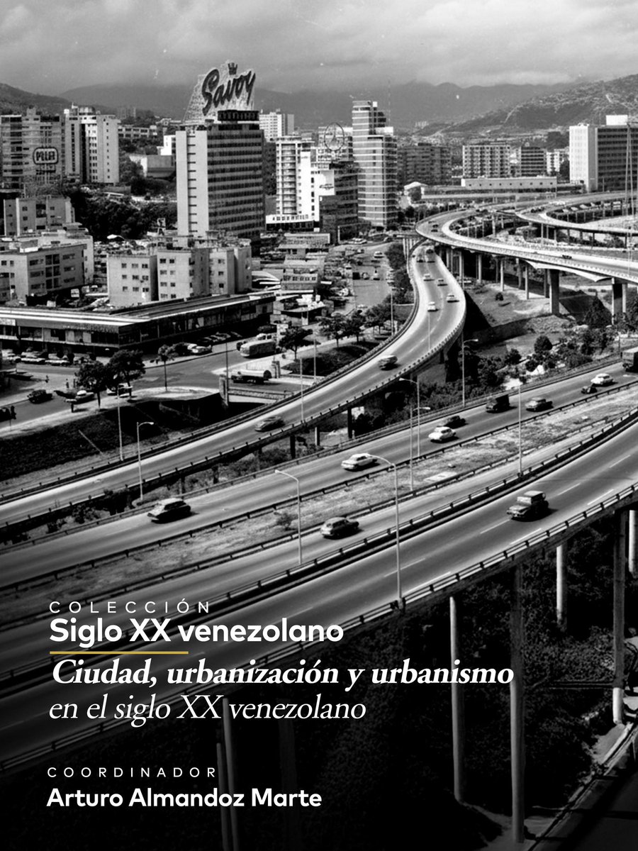 Ciudad, urbanización y urbanismo en el siglo XX venezolano, estudio sobre la transformación del paisaje urbano, reúne como coautores a los especialistas @MarcoNegron, <a href="/JAOlivarp/">José Alberto</a>, #MaríaGonzález, <a href="/alcil1/">Alfredo Cilento Sarli</a> y #TeolindaBolívar, con #ArturoAlmandoz (coordinador)
amazon.es/Ciudad-urbaniz…