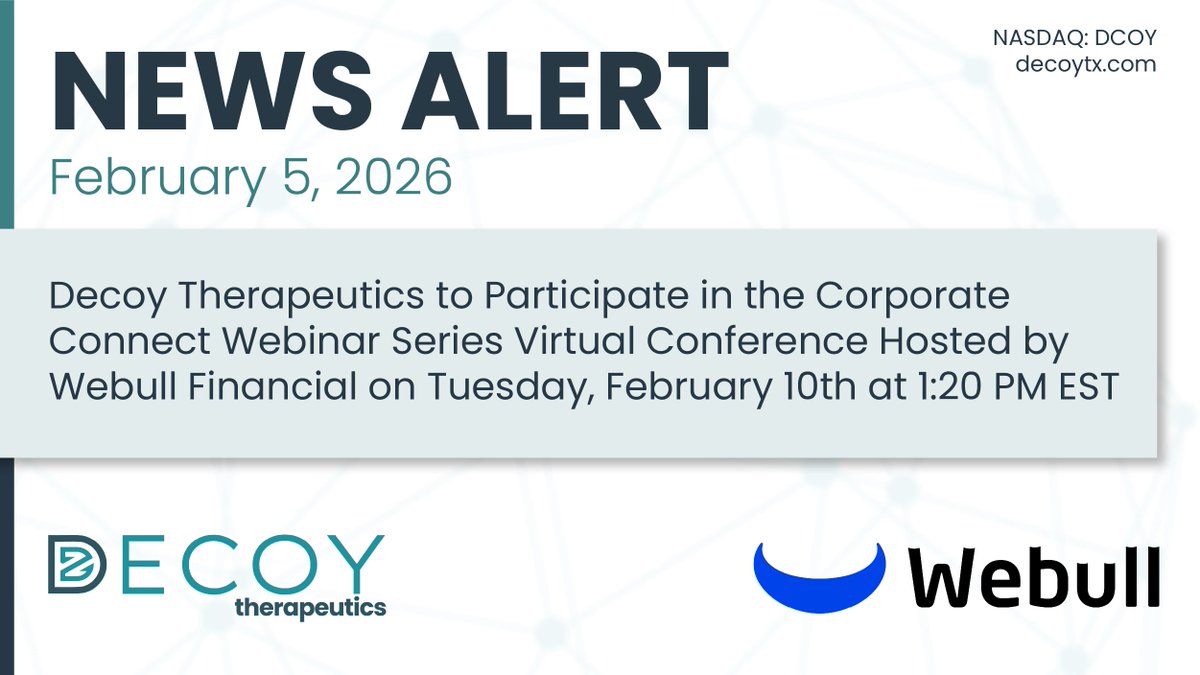 Decoy Therapeutics tweet media
