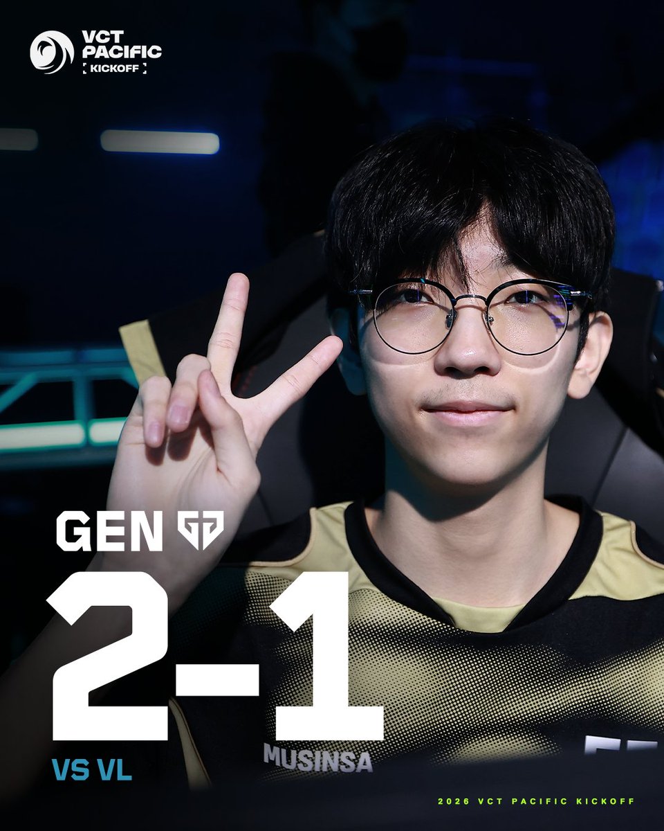 FIRST SERIES WIN OF 2026 SECURED 🙌

After dropping Pearl in OT, Gen.G weather the storm on Haven and take the 2-1 win over VARREL!