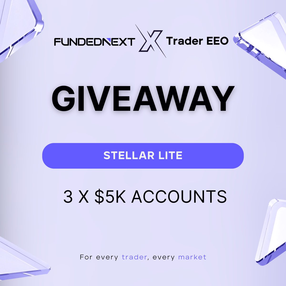 FUNDEDNEXT GIVEAWAY  ALERT 🚨:

3 x $5k accounts up for grabs.

READ INSTRUCTIONS CAREFULLY;

• Must Register a Free Account THROUGH: fundednext.com/?fpr=fundmenext
• Follow <a href="/degreeforex/">Trader || EEO</a> , <a href="/FundedNext/">FundedNext</a>  &amp; <a href="/Ejitex9/">EjitexFx</a> .
Also : <a href="/HenryInuen/">Henry ™️</a> ..
•LIKE &amp; REPOST 
•Tag 4 Friends.

When done ,