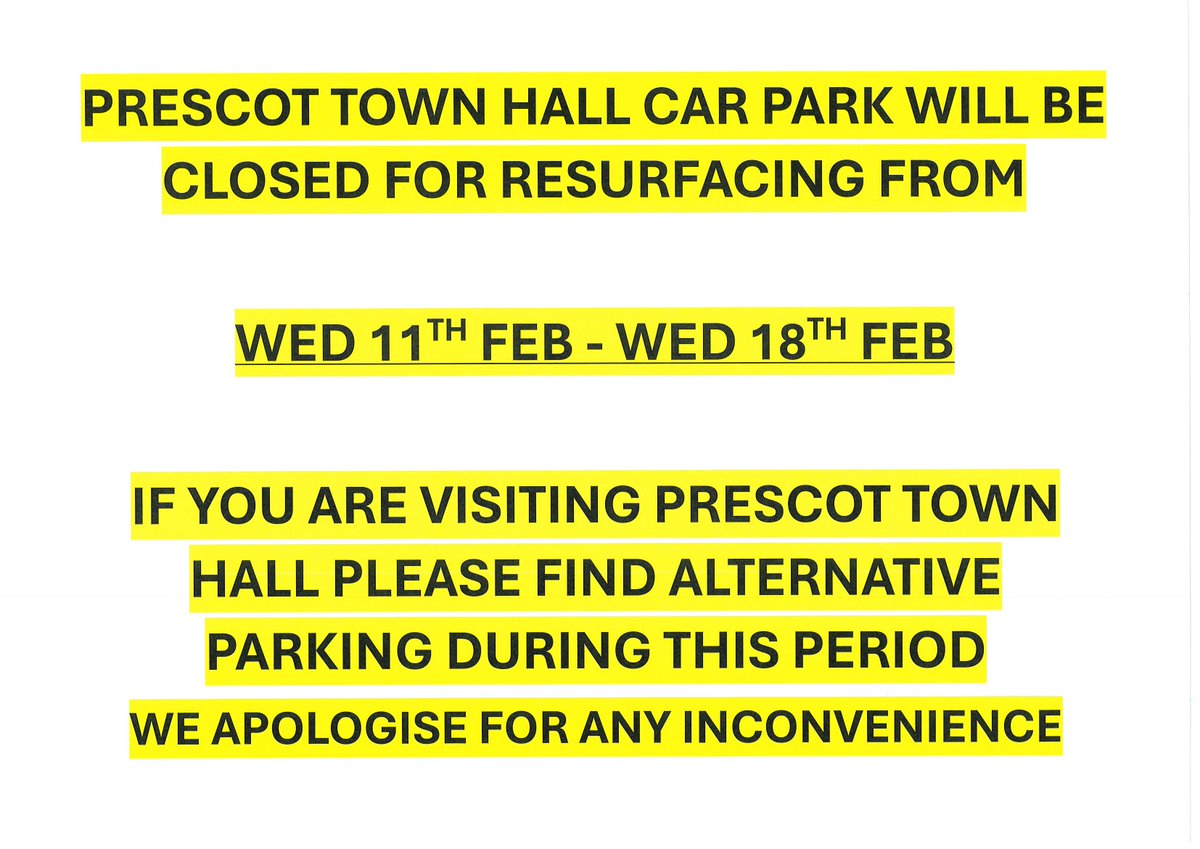 Prescot Town Council tweet media