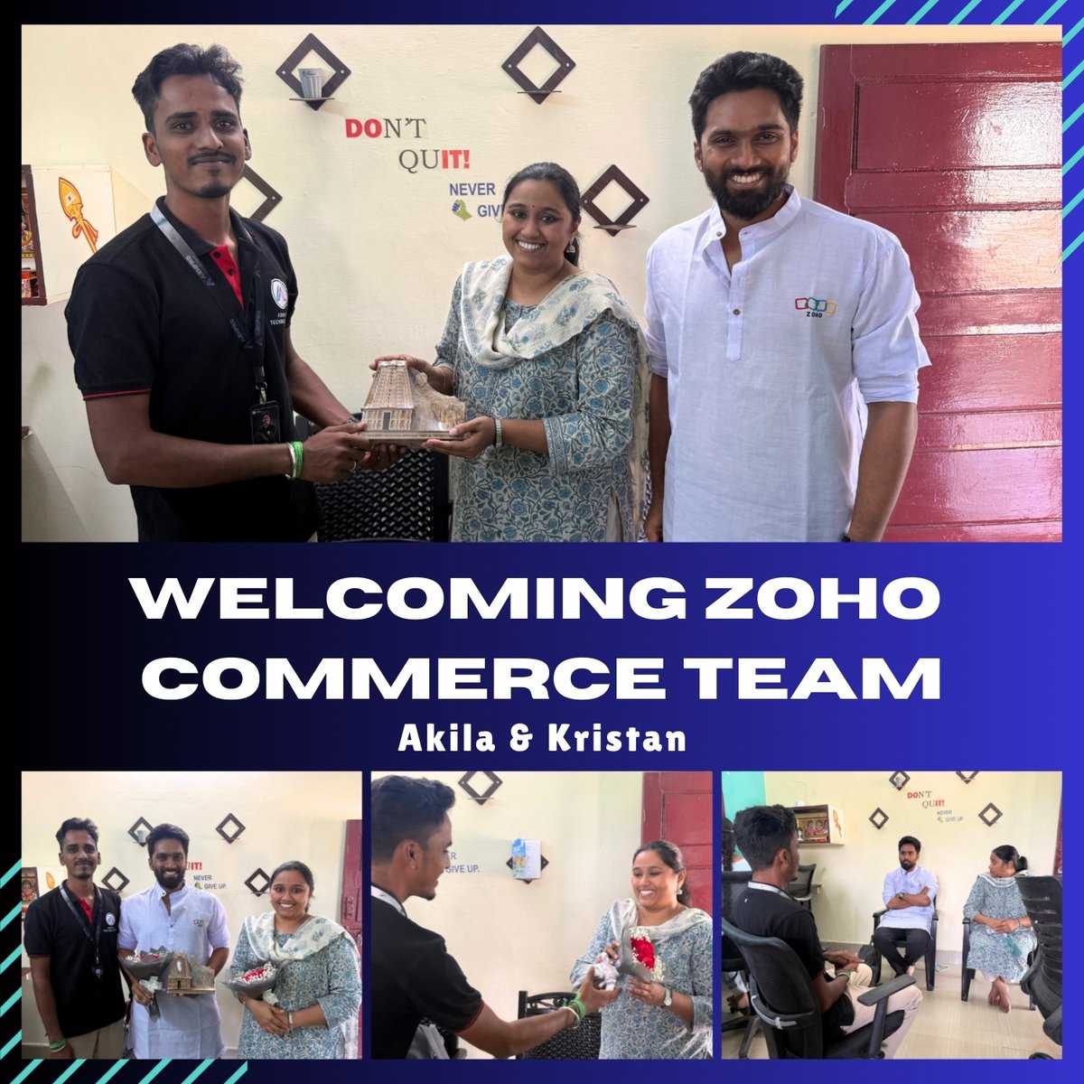ashprotech_'s tweet photo. Great conversation with the @ZohoCommerce  Team — Akila &amp; Kristan — at @ashprotech_  🤝
We discussed e-commerce growth and how the right technology helps businesses scale smarter.

Looking forward to working together! 🚀

#AshProTechnologies #ZohoCommerce #Ecommerce https://t.co/tJSLTBwJnX