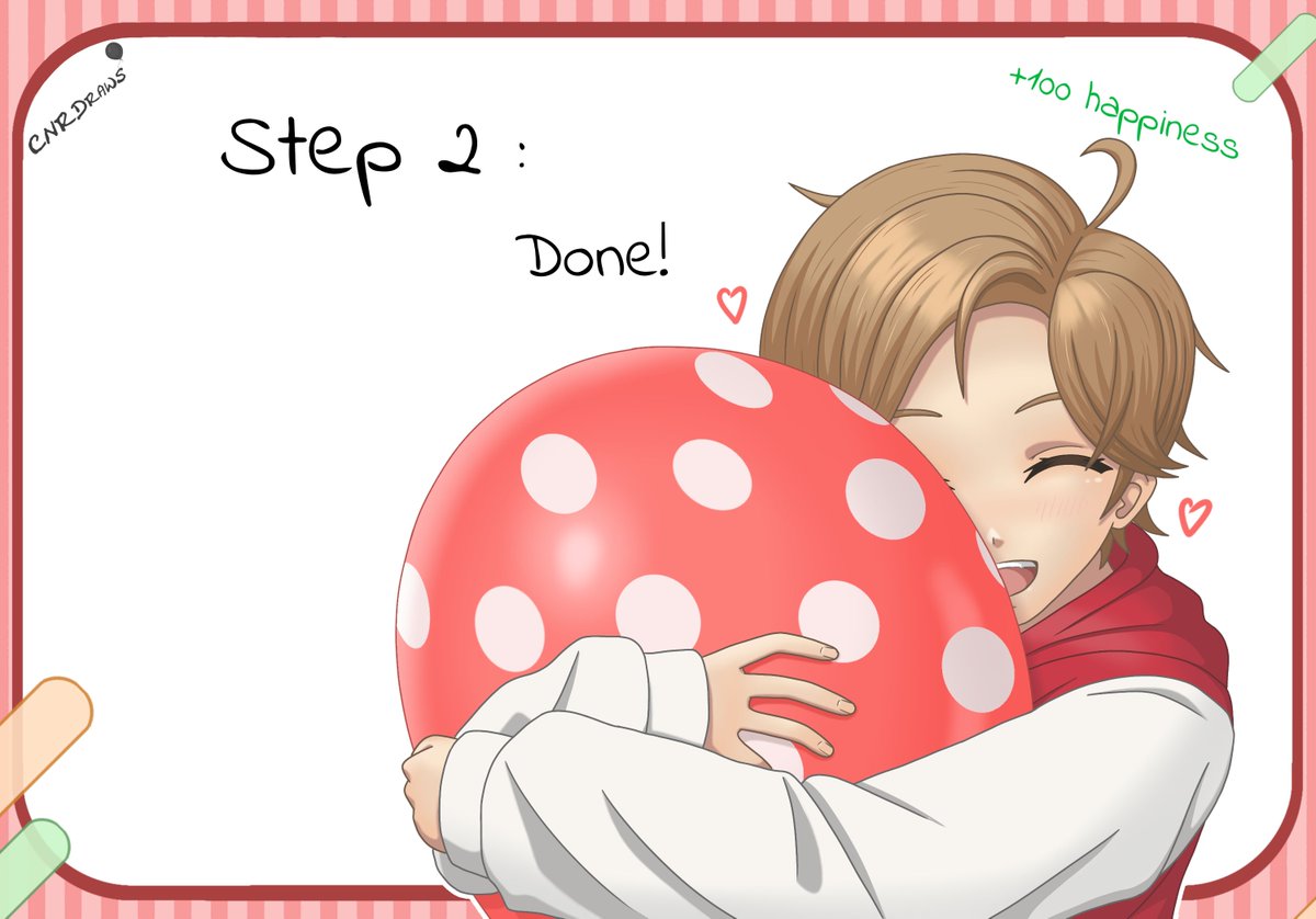 CNRDraws's tweet image. Time for a small tutorial:

How to make Connor happy in 2 easy steps?

#OC #balloon #looner