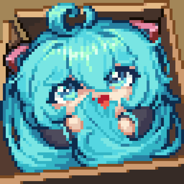 Hatsune Miku 🥰
#pixelart #miku