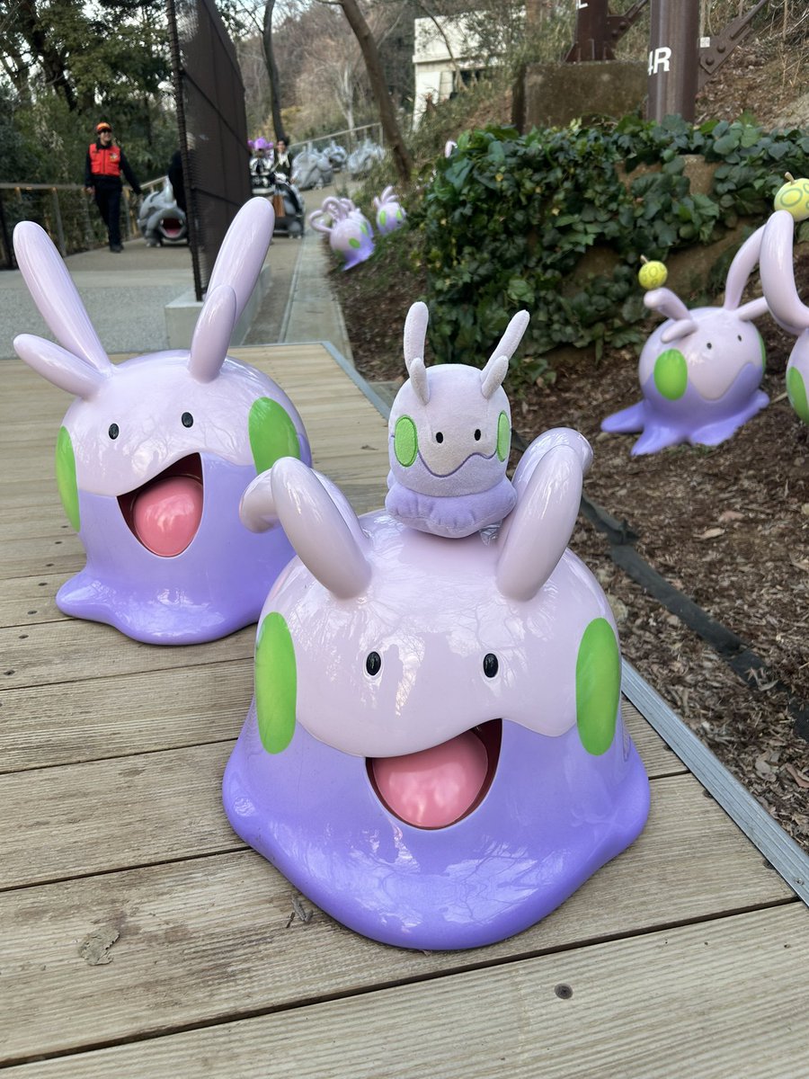 可愛いの大渋滞 > < 💜
うちのヌメラも参戦❕

#ポケパークカントー