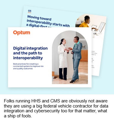 MedicalQuack's tweet photo. UnitedHealth: Riding On Value-Based Care Through Optum which we all know is perception and Optum runs a huge code shop..10k AI programmers UNH recently said..magic algo machine can't keep the perception going much longer...code hosing..https://t.co/eosFbXBb34
Big Palantir client as well..