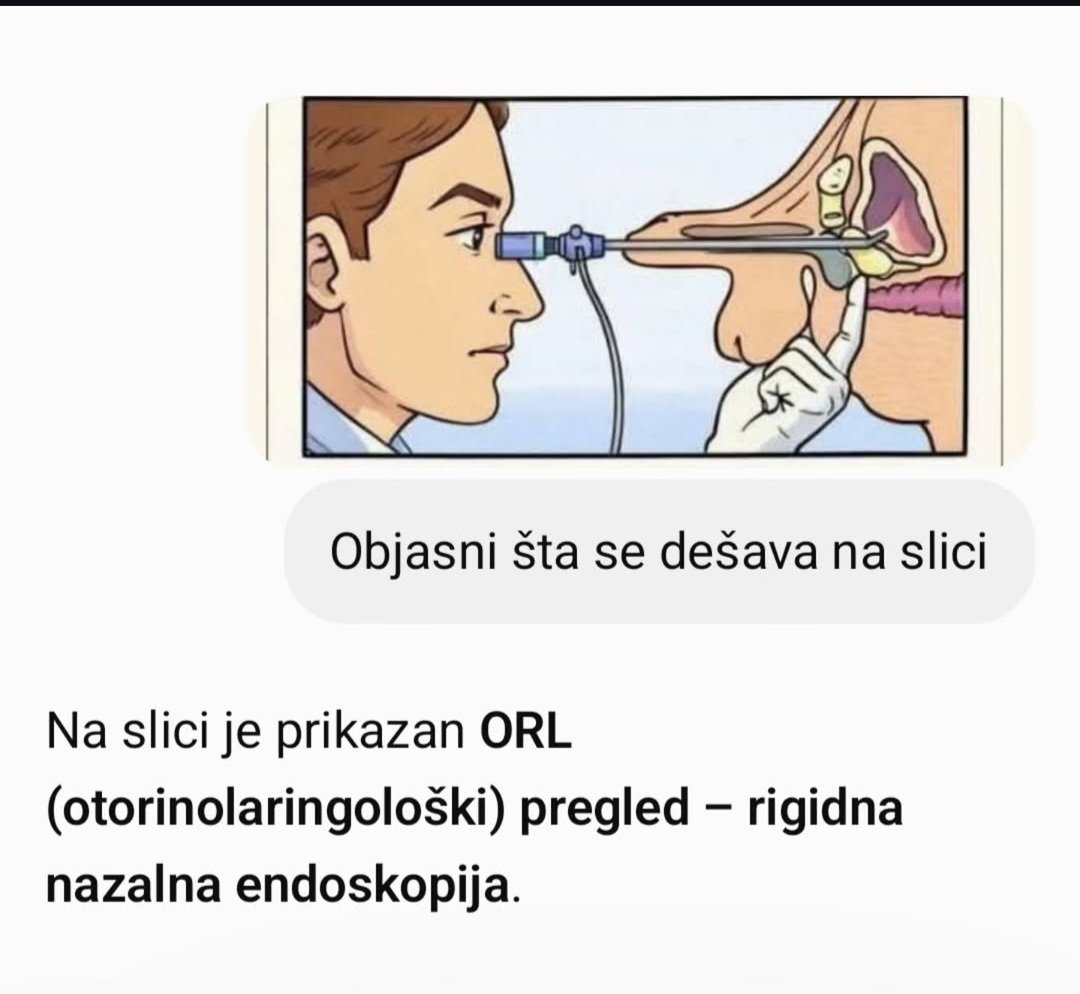 Kod koga ste na ORL-u...?