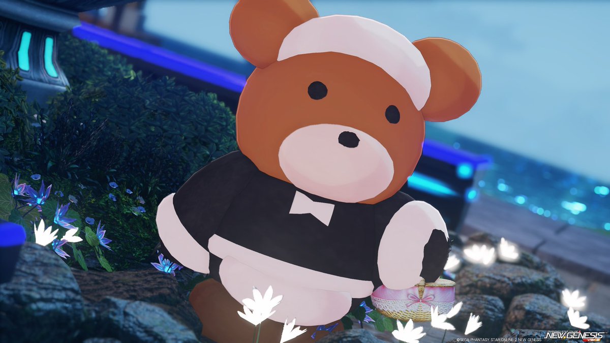 Arus_ship4's tweet image. メイドのお仕事を頑張るｸﾏ！
 #PSO2NGS
 #PSO2NGS_SS︎