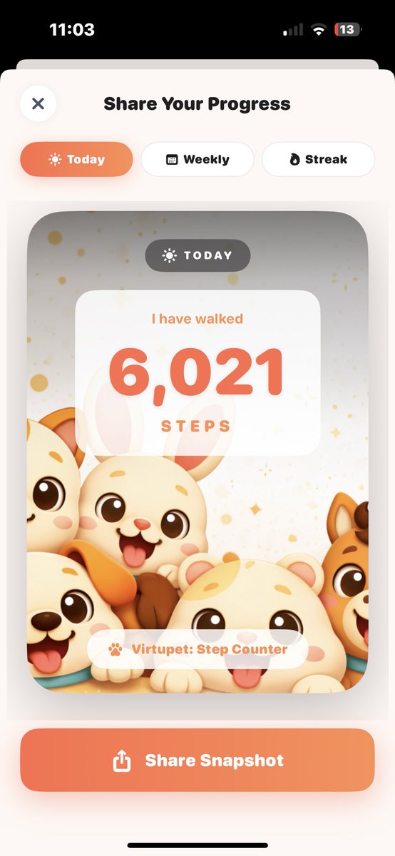 itsmontel's tweet photo. This free app I made has me walking more

https://t.co/qOootPrli2 https://t.co/wv8PTjnuri
