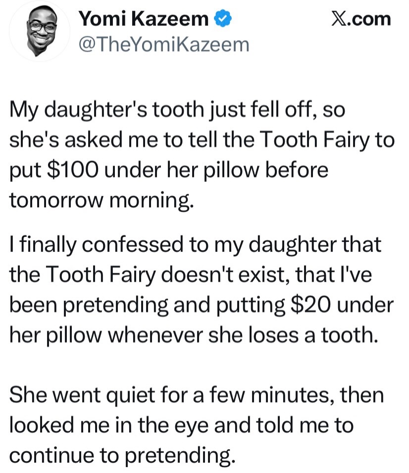 Sometimes the truth won’t set you free 😭