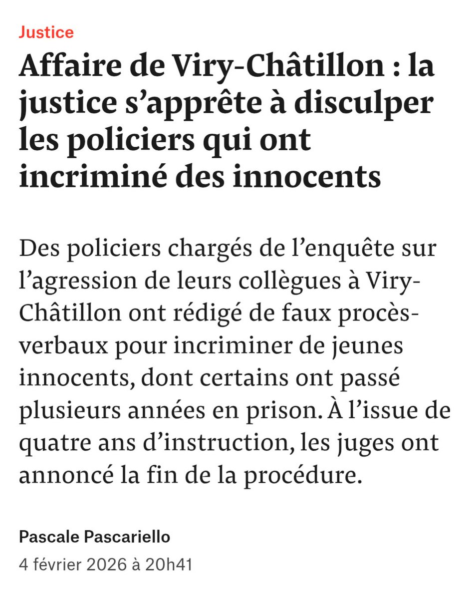 Babar_le_Rhino's tweet image. En France des innocents peuvent aller plusieurs années en prison à cause de fausses déclarations de policiers 

Des vies détruites par des policiers qui ne sont pas punis, comme d'habitude
