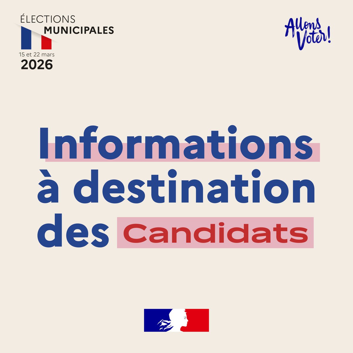 Image de Préfet d'Occitanie et de la Haute-Garonne - #Municipales2026｜🗳 Information à destination des candidats

🔔 C'est aujourd'hui que débute la péri