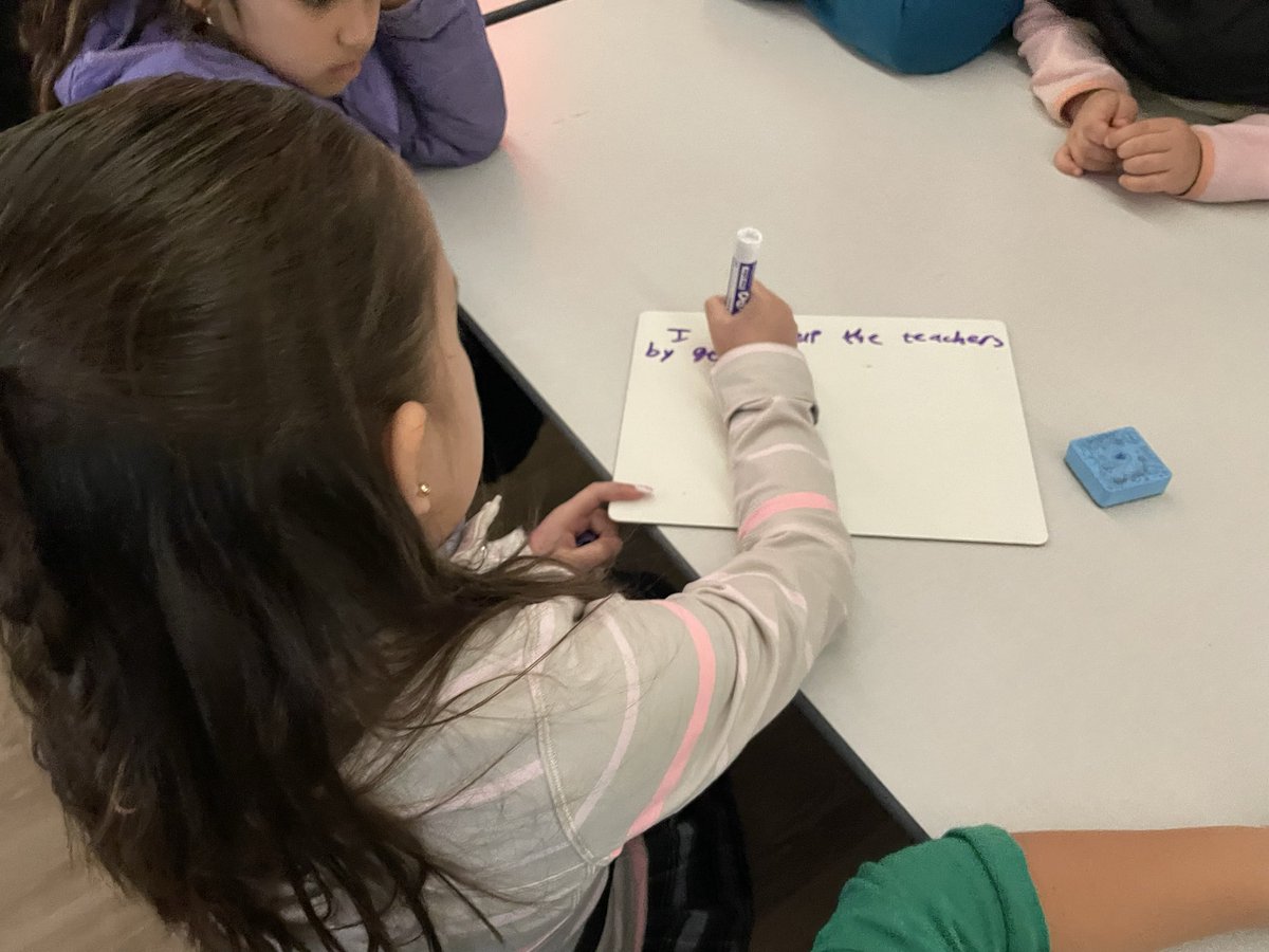 StultsRoadElem's tweet photo. Students putting sentence stems to work during our TELPAS Pep Rally! ✏️📘
Practicing complete thoughts, clear writing, and confident language use. https://t.co/QbX7k4eYvE