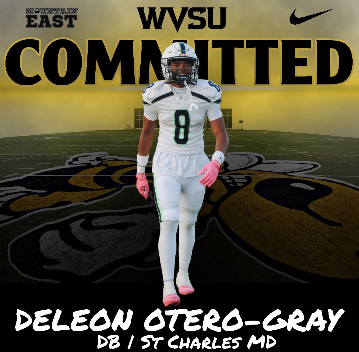 SIGNED 
<a href="/Ocho_Chino8/">Deleon Otero-Gray</a> - 6'0" 170lbs 

Excited to bring Deleon into our football family! Deleon is a standout from St Charles HS in MD. Look for Deleon to compete at Safety from Day 1!
