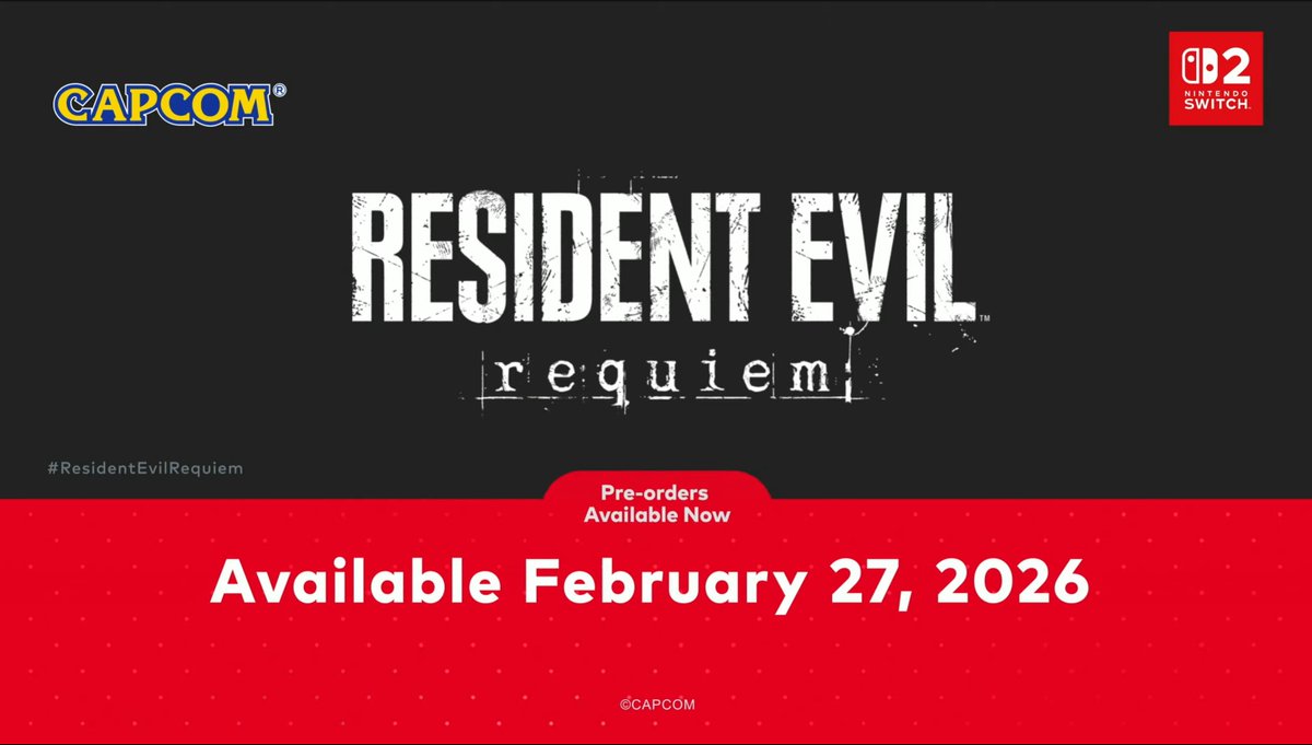 Resident Evil Requiem Nintendo Switch 2 Edition konsol tarihinde ilk 8K30fps çalışan oyun olacak. Tebrikler Nintendo.

Bir anlığına yer gibi oldunuz sanki 😁😁😁