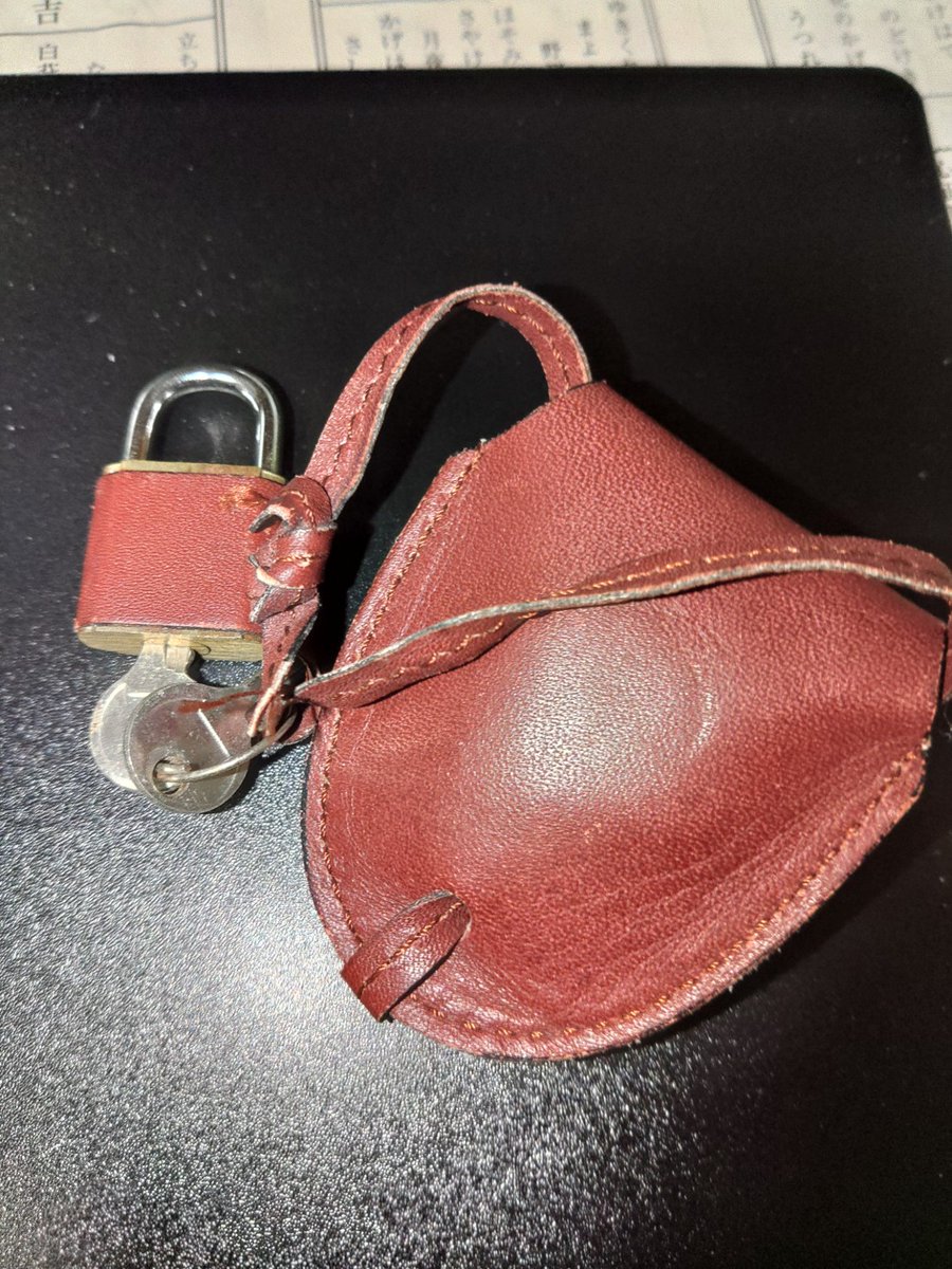 母親から生前に貰って保管してたボストンバッグ用の南京錠。たまたま