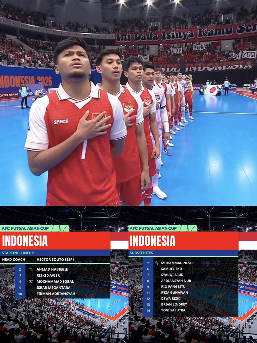 ✅ RESMI : Untuk PERTAMA KALINYA dalam sejarah, timnas Indonesia lolos ke partai final AFC Futsal. 🇮🇩🔥🔥🔥

Mereka mencatatkan tinta emas dengan menyingkirkan lawan bukan sembarang lawan, Jepang. 👊😭