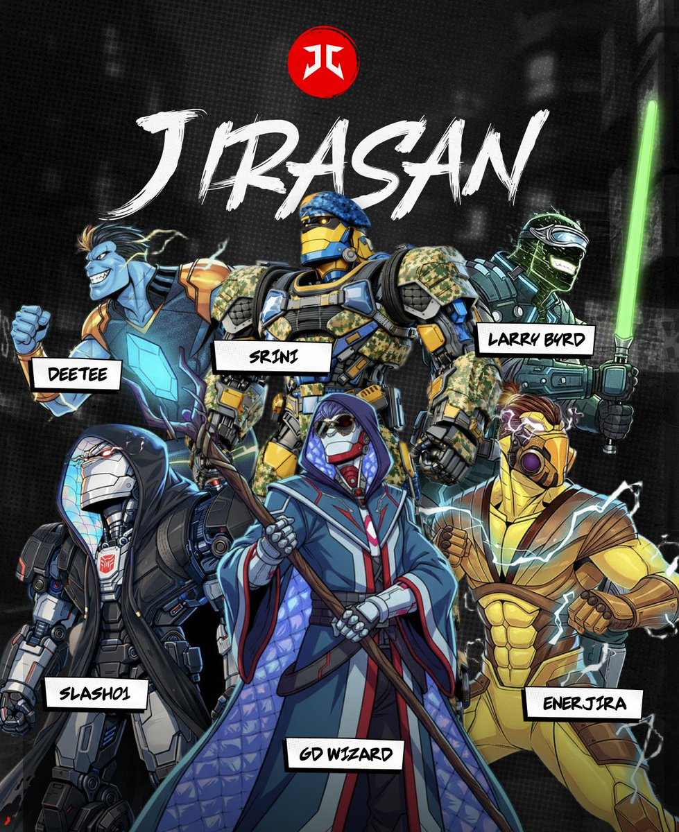 Redmanj79's tweet image. I am extremely honored to be featured in this @JirasanOfficial art post! 🔴

That's a bad ass crew right there.

#PaintItRed 🔴