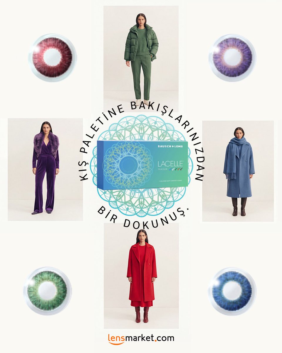 Kış aylarında renkler geri çekilir. Tonlar daha sakin, ışık daha yumuşak, ifadeler daha sade olur.

Lacelle, bu dönemde bakışlara doğal bir renk dokunuşu eklemek isteyenler için tasarlandı.

Bazen küçük bir renk, tüm ifadeyi değiştirir ✨