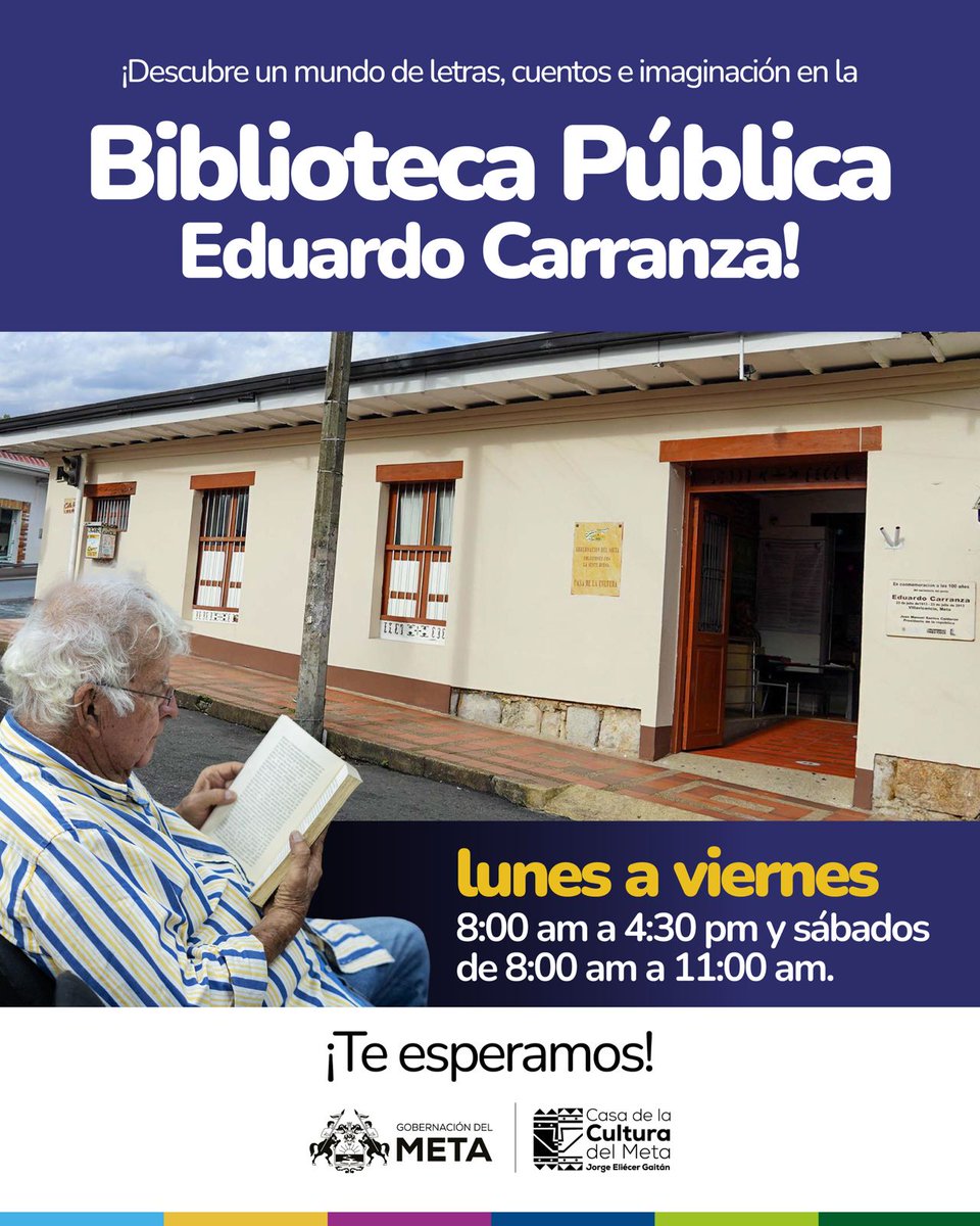 Biblioteca Pública Departamental Eduardo Carranza tweet media