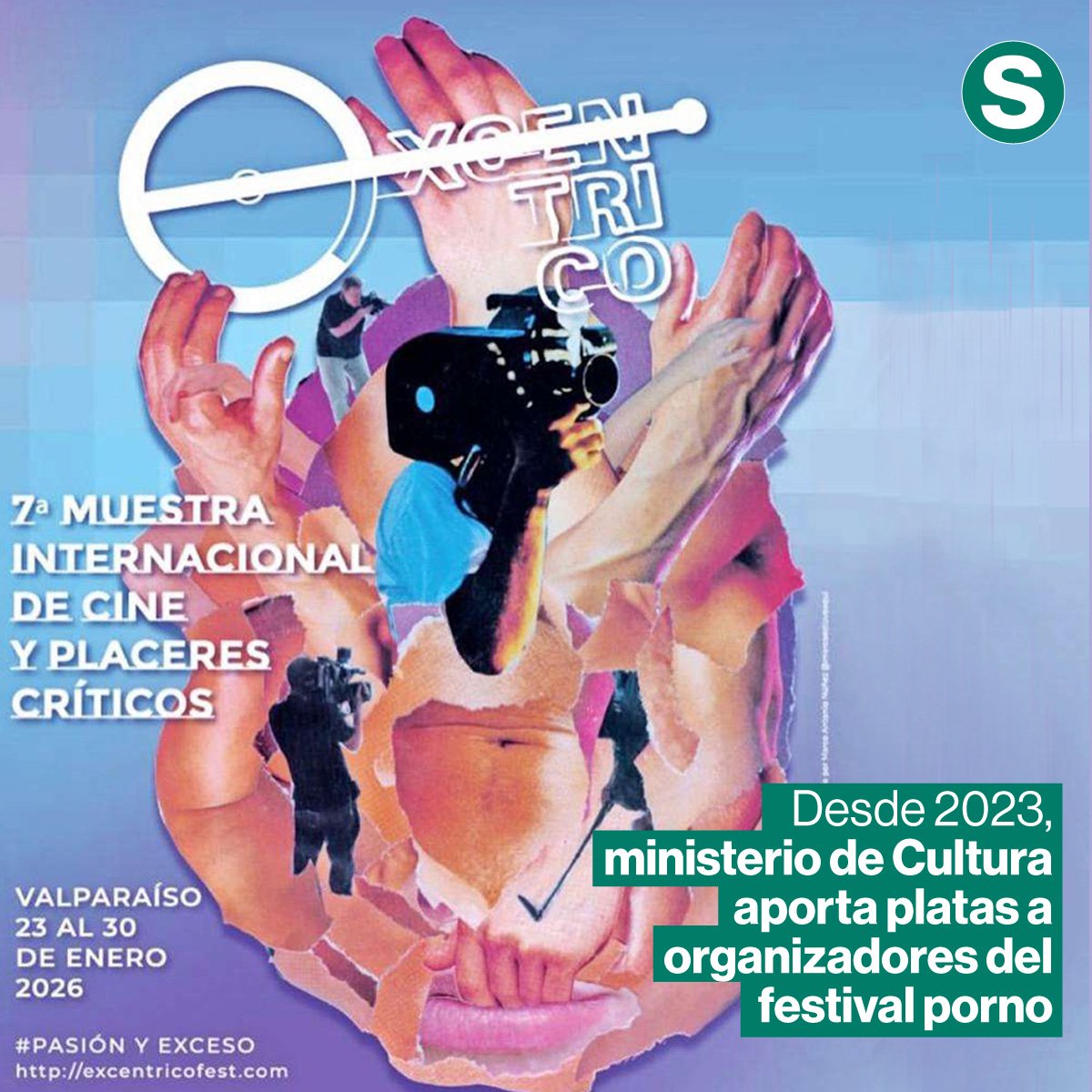 El Estado no está para financiar pornografía. Punto. $100 millones en nombre de la “cultura” es una burla a todos los chilenos. 😡