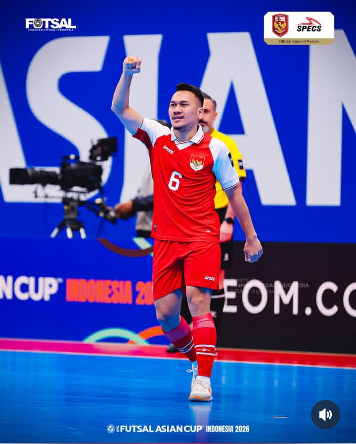 🚨 Sementara itu, selamat untuk Timnas Futsal Indonesia yang berhasil lolos ke Final 🇮🇩Piala Asia Futsal 2026 usai menaklukan 🇯🇵Jepang dengan skor 5-3 lewat babak tambahan usai bermain imbang 3-3 di waktu normal 2x20 menit.

Pada Final nanti 🇮🇩Timnas Futsal Indonesia bakal