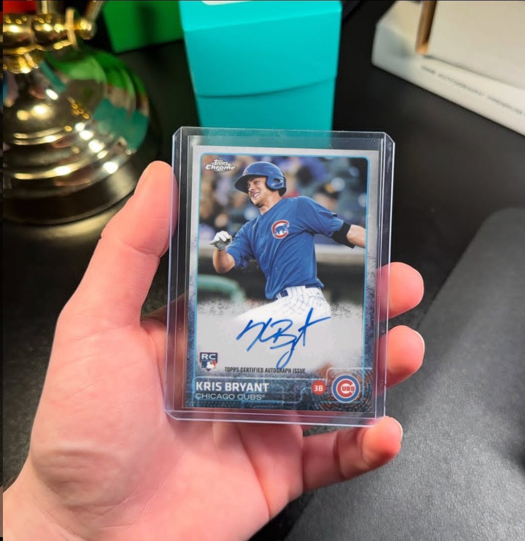 Detective51 @DHCards10 2015 TOPPS CHROME ROOKIE KRIS BRYANT ROOKIE