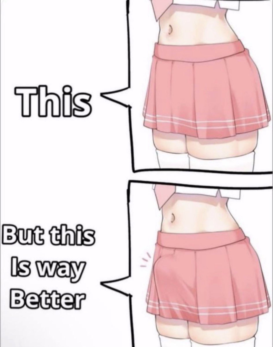 meepshee's tweet image. The comments seem to agree on this 🤭