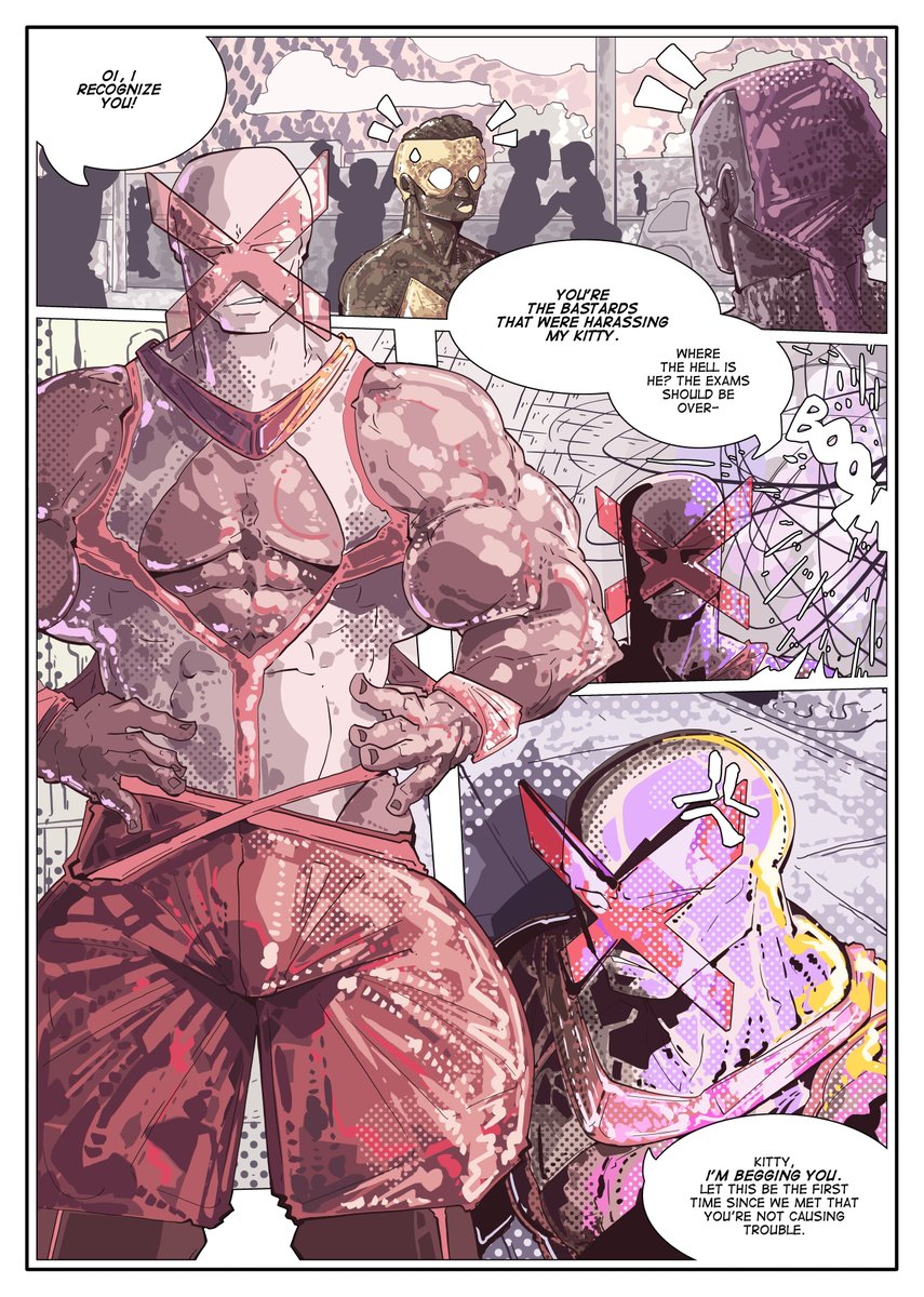 Day 151 of posting my comic here until <a href="/ImageComics/">Image Comics</a> distributes it ( last time donating blood, apparently my body does not like sharing )
MASK ON!!! Ch. 31 Pg. 1-4
maskon-comcis.com/read-mask-on