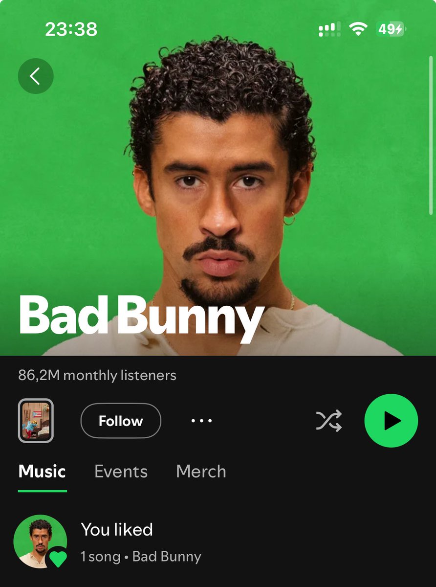 мої пізнання дискографії бед банні 
олсо я : дівчатаааа пішли на концерт