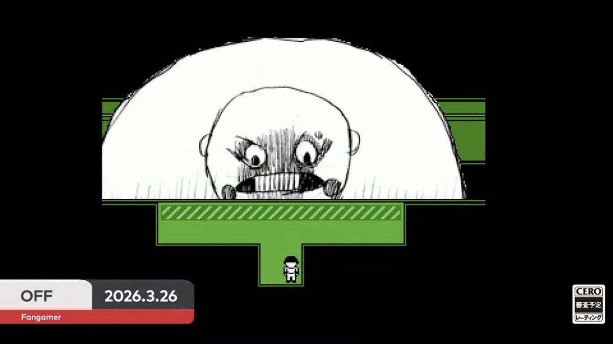 「バッター」を操り希望のない世界の浄化を目指すRPG『OFF』が3月26日にスイッチ向けに販売へ news.denfaminicogamer.jp/news/2602053v

過去20年間で最もインパクトのあるRPGの1つとされた、2008年公開のフリーゲーム移植版。Toby Fox氏が手がけた楽曲も追加へ #NintendoDirectJP #ニンダイ