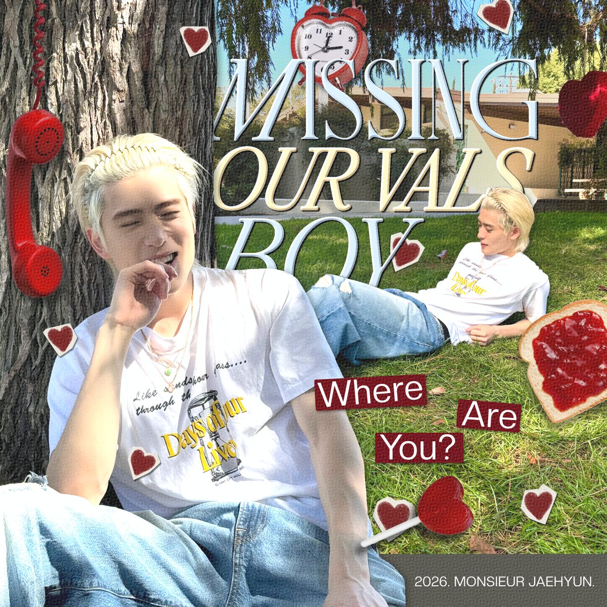 ㅤㅤㅤ
﹙ ☎️ ﹚ February has rolled in, but the so-called 𝗩𝗮𝗹𝗲𝗻𝘁𝗶𝗻𝗲 𝗯𝗼𝘆 is still missing in action. Don’t be shy, show yourself, let’s celebrate the birthday together when the time comes, with good vibes and a little fun. ★
ㅤㅤㅤ