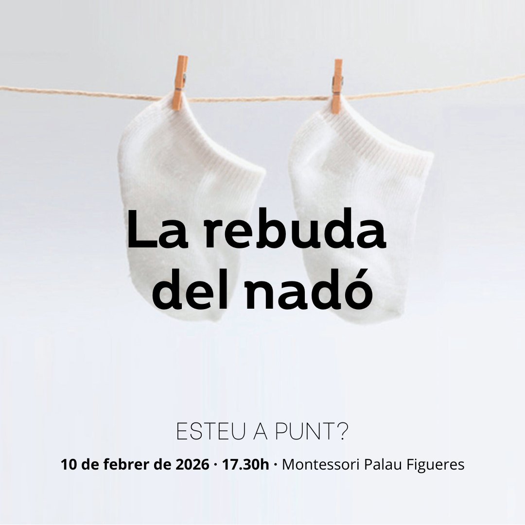 ⏰ Queden pocs dies! Esteu a punt?
📅 10 de febrer
Us esperem a l’escola a la nova edició de “La rebuda del nadó” 🍼
Parlarem de com preparar la casa, la importància dels primers dies i activitats per acompanyar el seu creixement. No us ho perdeu!
montessoripalaufigueres.com