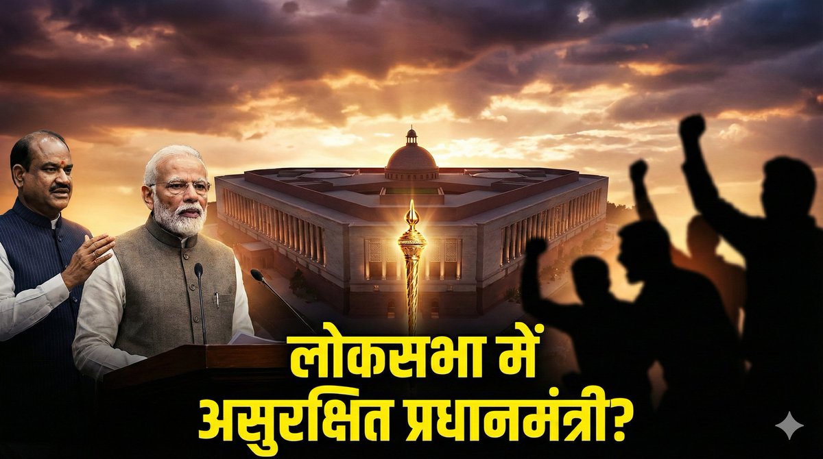 jpnahar2's tweet photo. देश के पहले 56 इंच की छाती वाले #प्रधानमंत्री आज अपनी ही बनाई हुई #संसद भवन में पूर्ण बहुमत की सरकार का प्रतिनिधित्व करते हुए अपने आप को असुरक्षित महसूस कर रहे हैं। 
यह जान माल की असुरक्षा है या सरकार जाने की,
क्या देश सुरक्षित हाथों में हैं?
 #LokSabha #RajyaSabha https://t.co/MJopZIOgWy