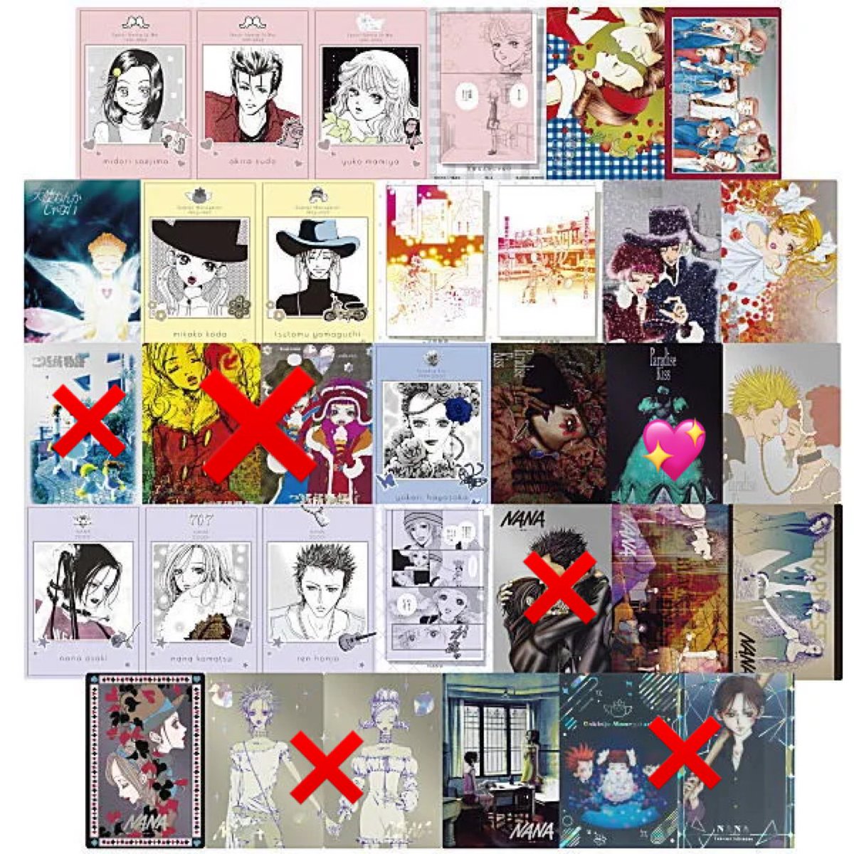 400__END's tweet photo. 交換 矢沢あい ツイン ウエハース NANA ご近所物語 天使なんかじゃない ParadiseKiss 

譲：❌以外のもの
求：💖 パラキス ドレス
比率違い可能
譲渡も可能です。

郵送でのお取引
譲渡の場合はPayPay

よろしくお願いします。 https://t.co/rBr9JZDo4l