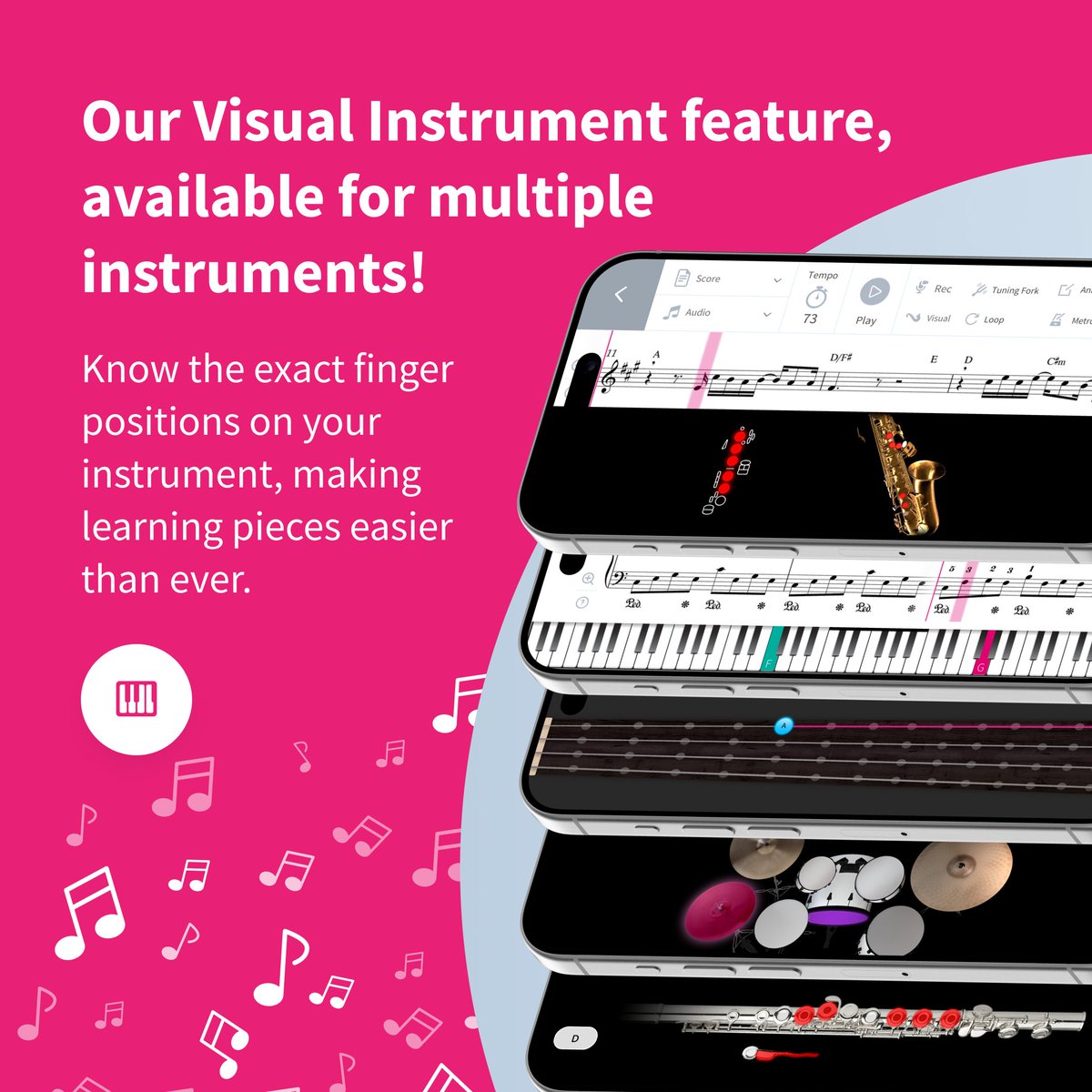 🎻 𝗢𝘂𝗿 𝗽𝗼𝗽𝘂𝗹𝗮𝗿 𝗩𝗶𝘀𝘂𝗮𝗹 𝗜𝗻𝘀𝘁𝗿𝘂𝗺𝗲𝗻𝘁 𝗳𝗲𝗮𝘁𝘂𝗿𝗲 𝗮𝘃𝗮𝗶𝗹𝗮𝗯𝗹𝗲 𝗳𝗼𝗿 𝗺𝗮𝗻𝘆 𝗶𝗻𝘀𝘁𝗿𝘂𝗺𝗲𝗻𝘁𝘀

Download our app and try it out today!

tomplay.com/get-application