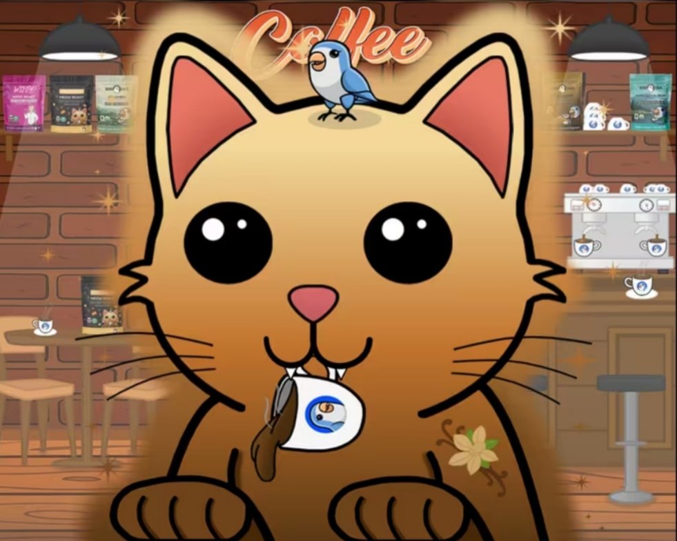 Good Meowning everyone, Happy Thirsty Thursday and have a Meowonderful day 🐱☕☁️

Can I get a GMeow back ? 🙀

☕(CMM owned by <a href="/BSlackwayMom/">BSlackway 🐱</a>)☕

🔗Coffee Link in comment🔗