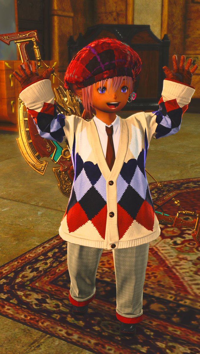 Lapius_FF14's tweet photo. うん、かわいい♪ https://t.co/f2hZIXrvZe