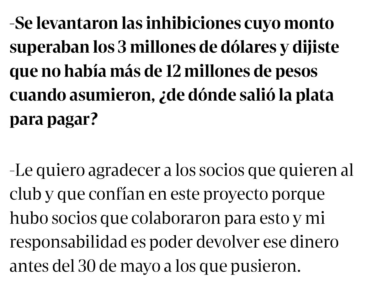 Ahora si nos aclaró todo