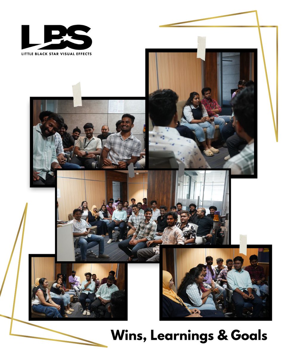 lbsvfx's tweet photo. January wrap done right ✨
Team lunch, monthly wins &amp; learnings, and lots of laughter.

Congrats to Pavan, our Star Performer of the Month 🌟
Onward and upward 🚀

#TeamCulture #LittleBlackStarVFX #MonthlyWrap #StarPerformer #TeamLunch #WorkCulture #VFXStudio #CreativeTeam https://t.co/zsouXKXn9u