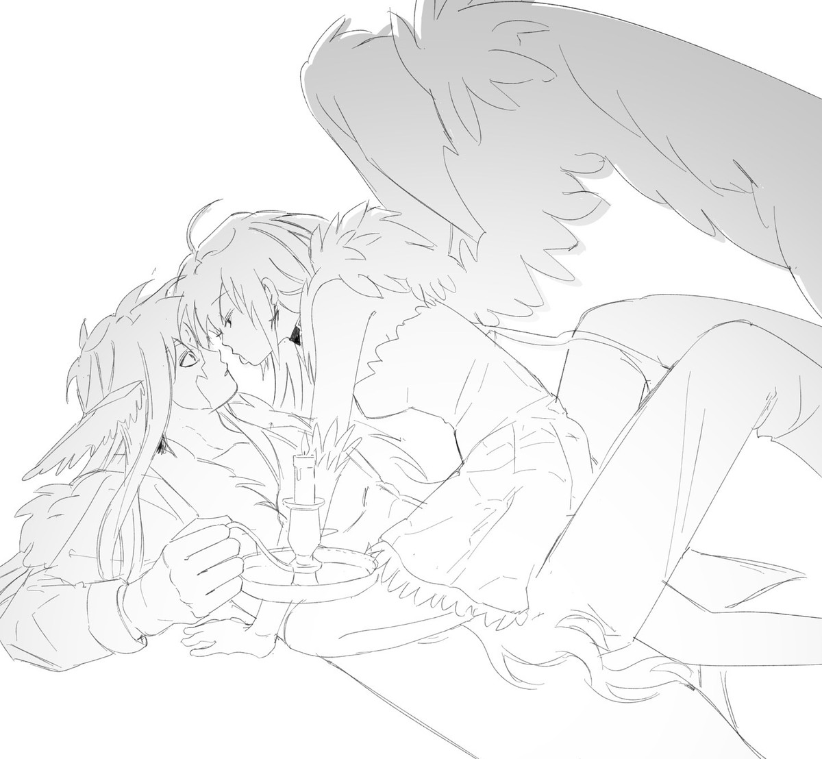 너무 그린 게 없어서....옛날에 그린 거 2차라도