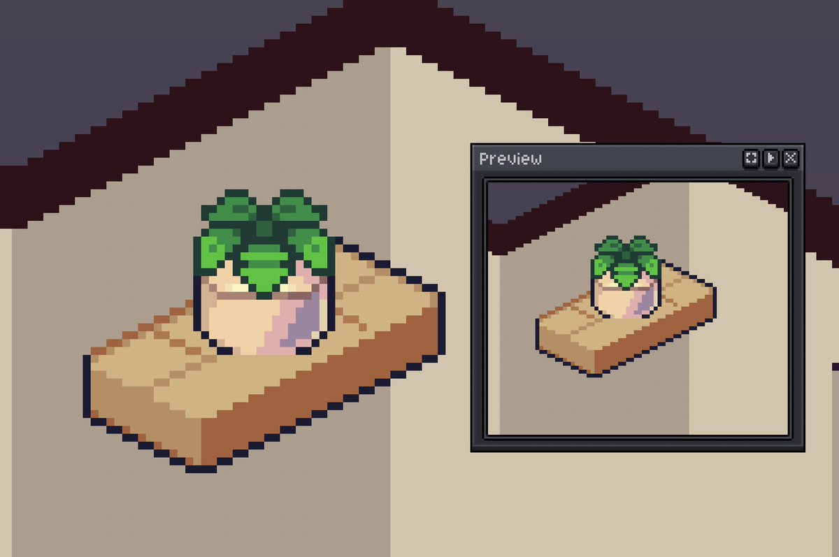 gm #pixelart enjoyooors

here's a tiny plant for a better day