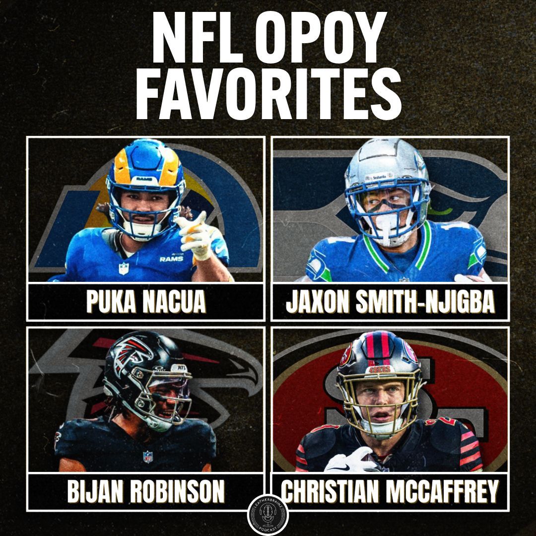leatherbrainz's tweet image. Who has your vote for #NFL OPOY? ⬇️