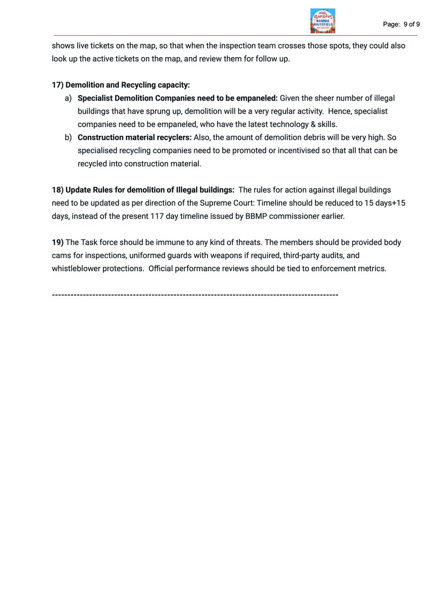 Whitefield Citizens Ward Committees tweet media