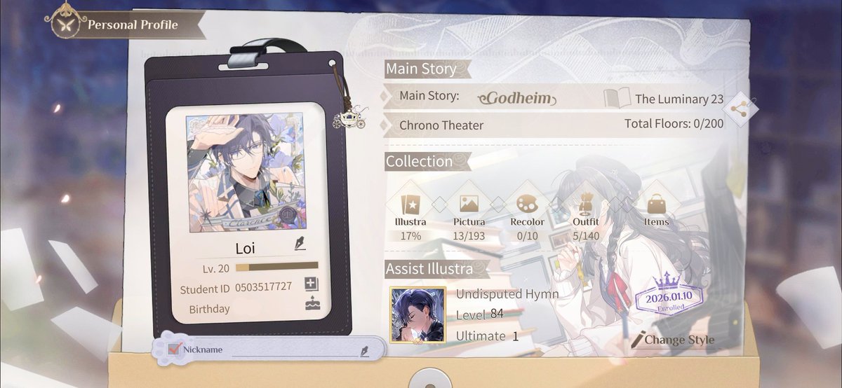 Loi ✿ is inactive due to uni tweet media