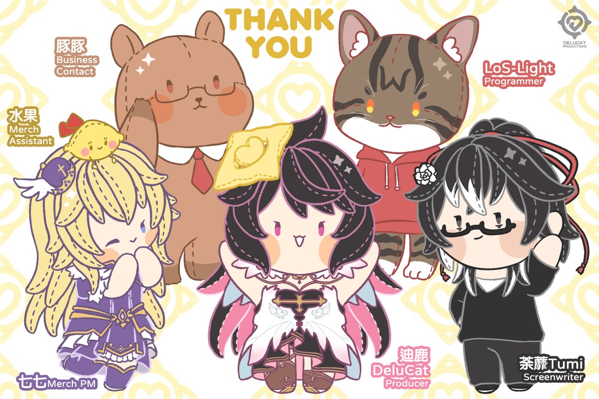 DeluCat Productions would like to thank everyone for your support throughout last year.
Our studio was established at the end of 2024, 
and 2025 has been our trial run year—an incredibly busy one!
During this time, we worked hard to overcome challenges and gradually built and