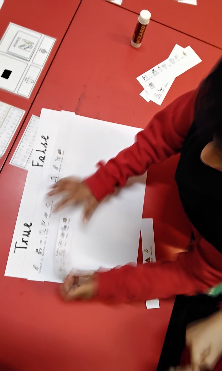 LeighPrimary's tweet image. In Science, Year 2 have been looking at why a switch is important in a circuit. We sorted lots of different statements into true or false then came up with our own sentences using our key vocabulary. #Science #article28 #year2