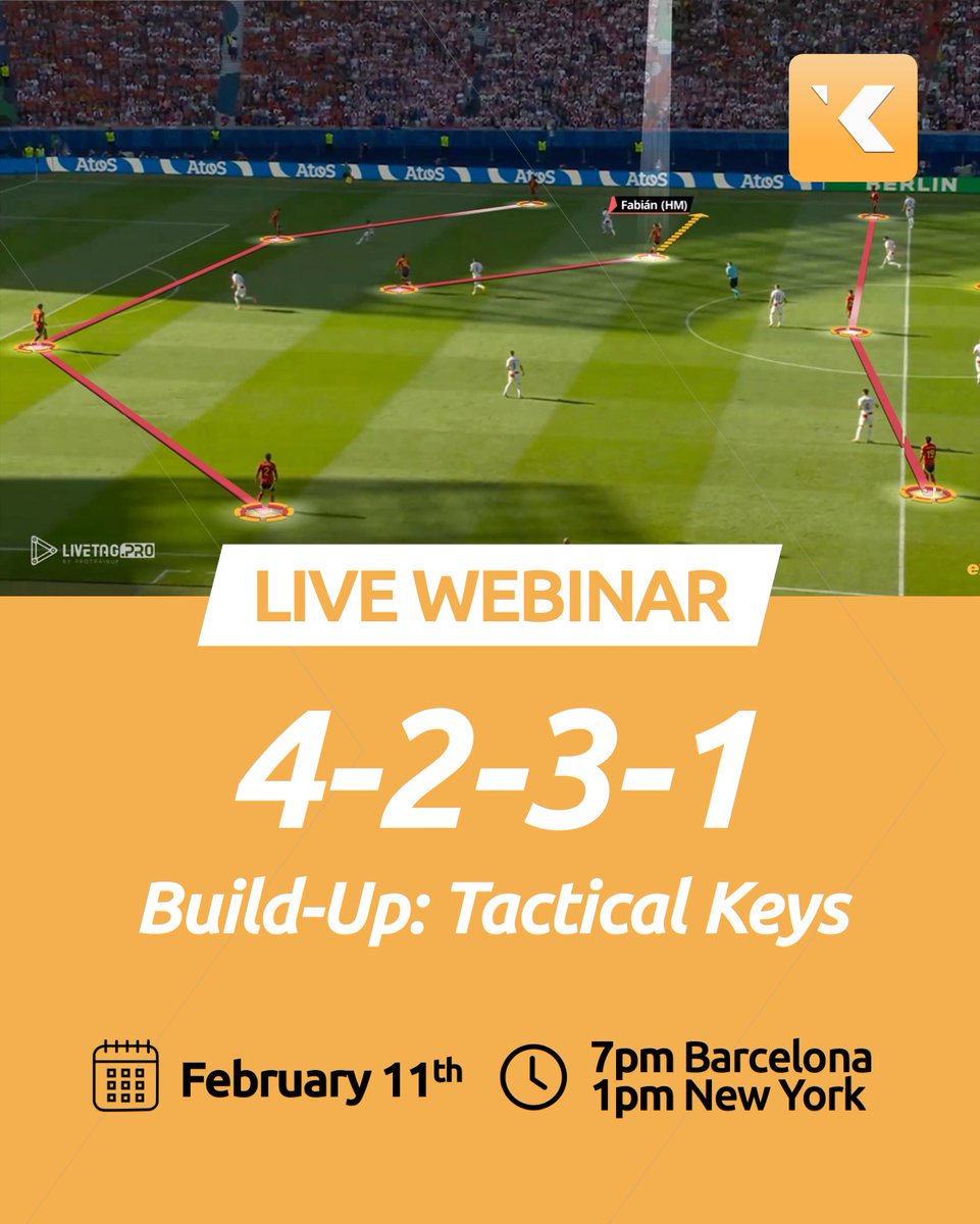 4-2-3-1 Build-Up: Tactical Keys

🔗 Register Now 👉 f.mtr.cool/xtegrwodys

Learn how to build-up with 4-2-3-1 against different systems❗️

🔸 General 4-2-3-1 characteristics
🔸 Key build-up principles
🔸 Solutions vs. different high-pressing
🔸 Examples &amp; concrete outcomes